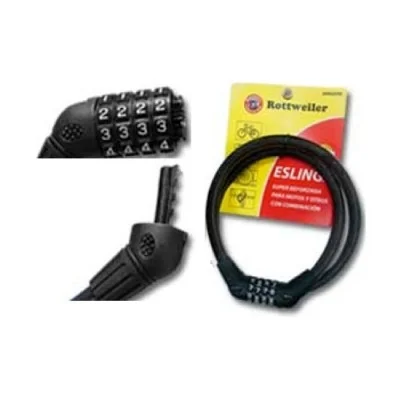 ESLINGA CABLE DE ACERO CON COMBINACION 1M
