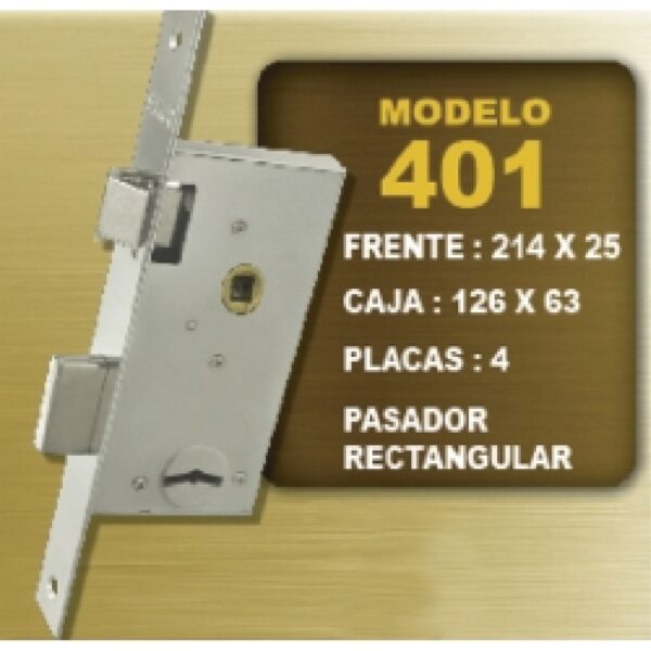 CERRADURA MODELO 401-IZQUIERDA