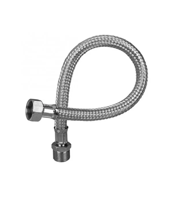 FLEXIBLE MALLADO METÁLICO CON CONEXIÓN 1/2″x30CM