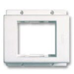 TAPA PORTAMODULO DOBLE PARA SCHUKO BLANCO