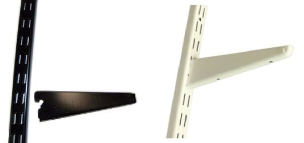RIEL ESTANTE DOBLE BLANCO x 2mts