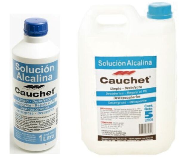 SOLUCION ALCALINA CAUCHET x 1lt (SODA CÁUSTICA)