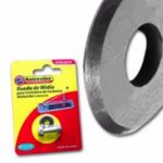 FICHA 16 MACHO 3PERNOS CHATOS BLANCO