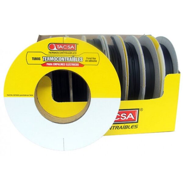 CINTA TERMOCONTRAIBLE 1/8″ x 10m